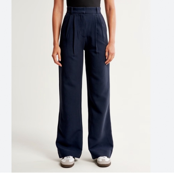Abercrombie & Fitch Pants - Abercrombie & Fitch Navy Wide Leg Pants